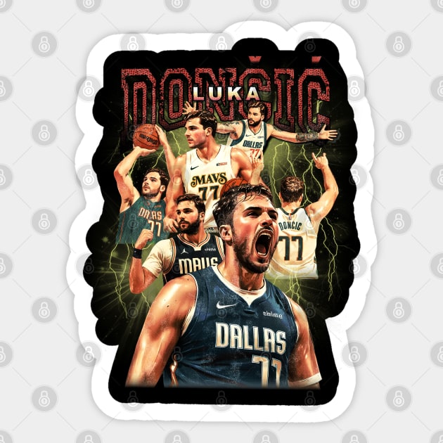Luka-Doncic Sticker by TEENIE DESIGN